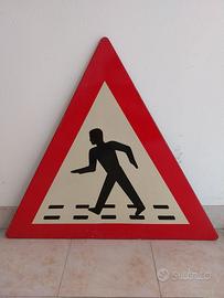 Cartello stradale vintage