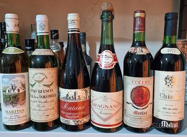 Bottiglie di vino da collezione