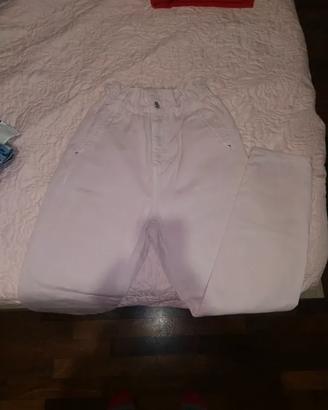 Jeans a caramella rosa chiaro