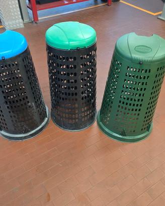 Bidone immondizia porta sacco trespolo