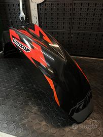 KTM Parafango Anteriore Nero/Arancio ACERBIS