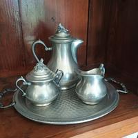 Set da caffè in Peltro