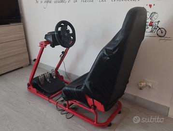 Postazione + volante logitech 923 per playstation