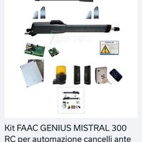 Braccio faac per cancello a battente
