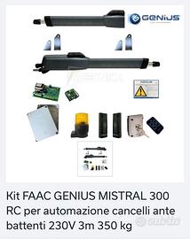 Braccio faac per cancello a battente