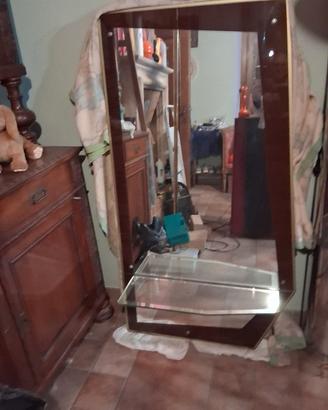 CARRELLO VIVANDE E LAMPADA  ANNI 60/70