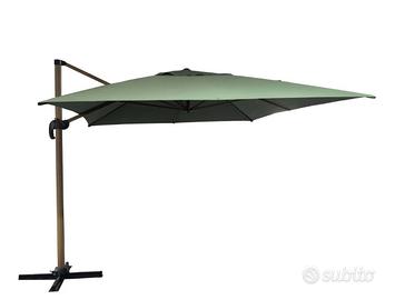 Ombrellone girevole a braccio 3x3