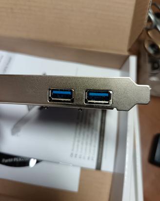 scheda pc con due porte USB 3.0