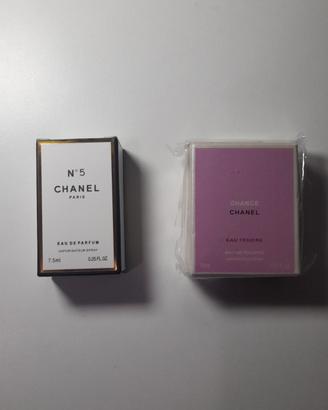 Coppia profumi Chanel ( Chanel N⁰5 - Chance )7.5ml