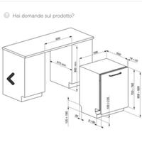 lavastoviglie Smeg mod ST  313  incasso ed altro