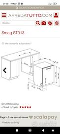 lavastoviglie Smeg mod ST  313  incasso ed altro
