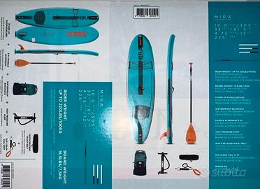 Tavola sup gonfiabile con pack Jobe Mira 10.1