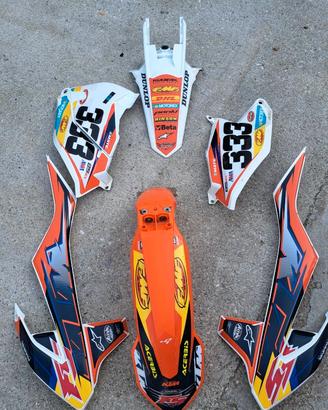 ktm 85 sx da 2019/2024 manubrio plastiche carene