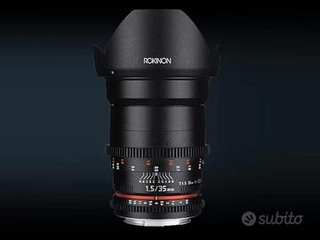 Rokinon (samyang) 35mm T1.5 VDSLR AS UMC II Sony E