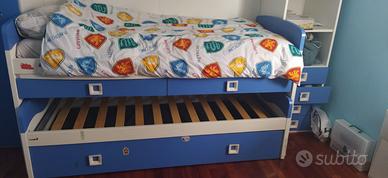 Struttura 3 letti a scomparsa