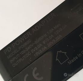 Caricabatterie Rapido USB-C 65W PD (Power Delivery