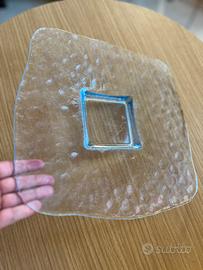 Vassoio in vetro made in Italy