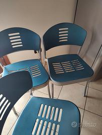 3 Sedie Kartell "Mauna Kea" by Vico Magistretti