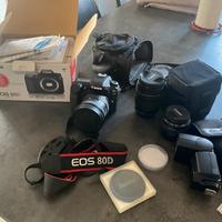 Canon eos 80D - EF 50 mm 1.4 EFS 18-135 IS