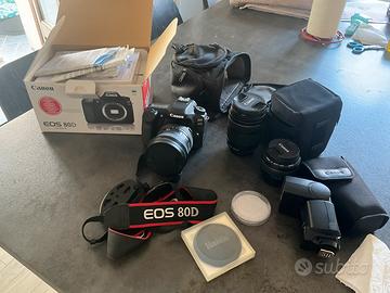 Canon eos 80D - EF 50 mm 1.4 EFS 18-135 IS