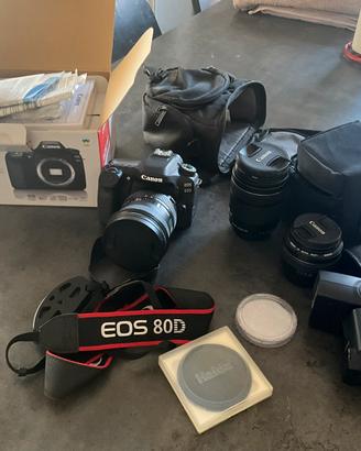 Canon eos 80D - EF 50 mm 1.4 EFS 18-135 IS