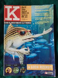rivista vintage videogiochi "K" n. 1