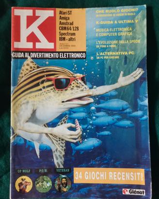 rivista vintage videogiochi "K" n. 1