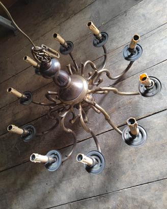 Lampadario vintage molto grande