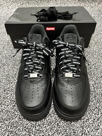 Nike Air Force 1 Low Supreme nere EU42