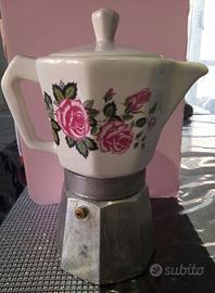 Caffettiera in ceramica vintage 