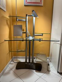 Scrivania in vetro temperato