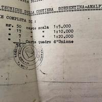 Carte Tecniche Costiera Sorrentina e Amalfitana