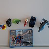 KINDER SORPRESA  JUSTICE LEAGUE  2009 + 6 CARTINE 