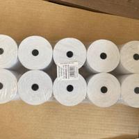 10 Rotoli registratori cassa 80 x 80 x 12