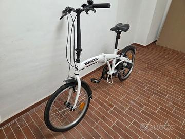 Bici pieghevole Wayscral Takeaway 100 bianca