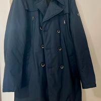 Trench cappotto blu tg M