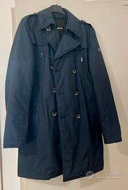 Trench cappotto blu tg M