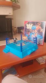 WWF Mattel Ring+ 2 personaggi wrestling