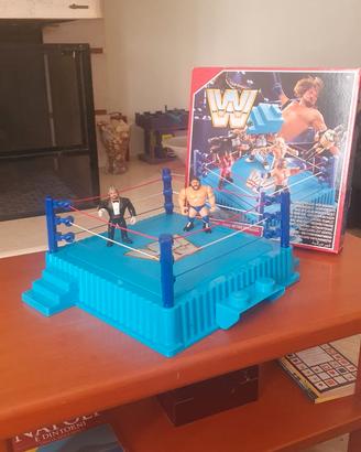 WWF Mattel Ring+ 2 personaggi wrestling