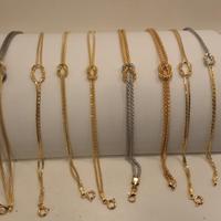 bracciale in acciaio con nodo 