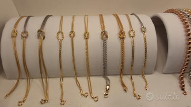 bracciale in acciaio con nodo 