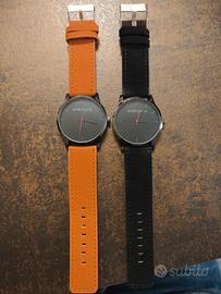 COPPIA di orologi Marciante in vera pelle