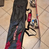 Tavola da snowboard con borsa