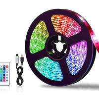 STRISCIA LED USB 5 METRI COLORI A FANTASIA