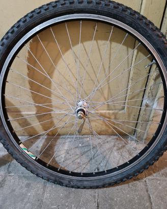 RUOTA MTB  ANTERIORE 26 COMPLETA
