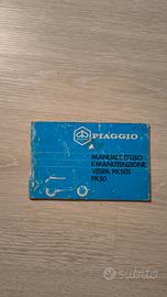 manuale PIAGGIO per Vespa PK50 / PK50S anni '80.