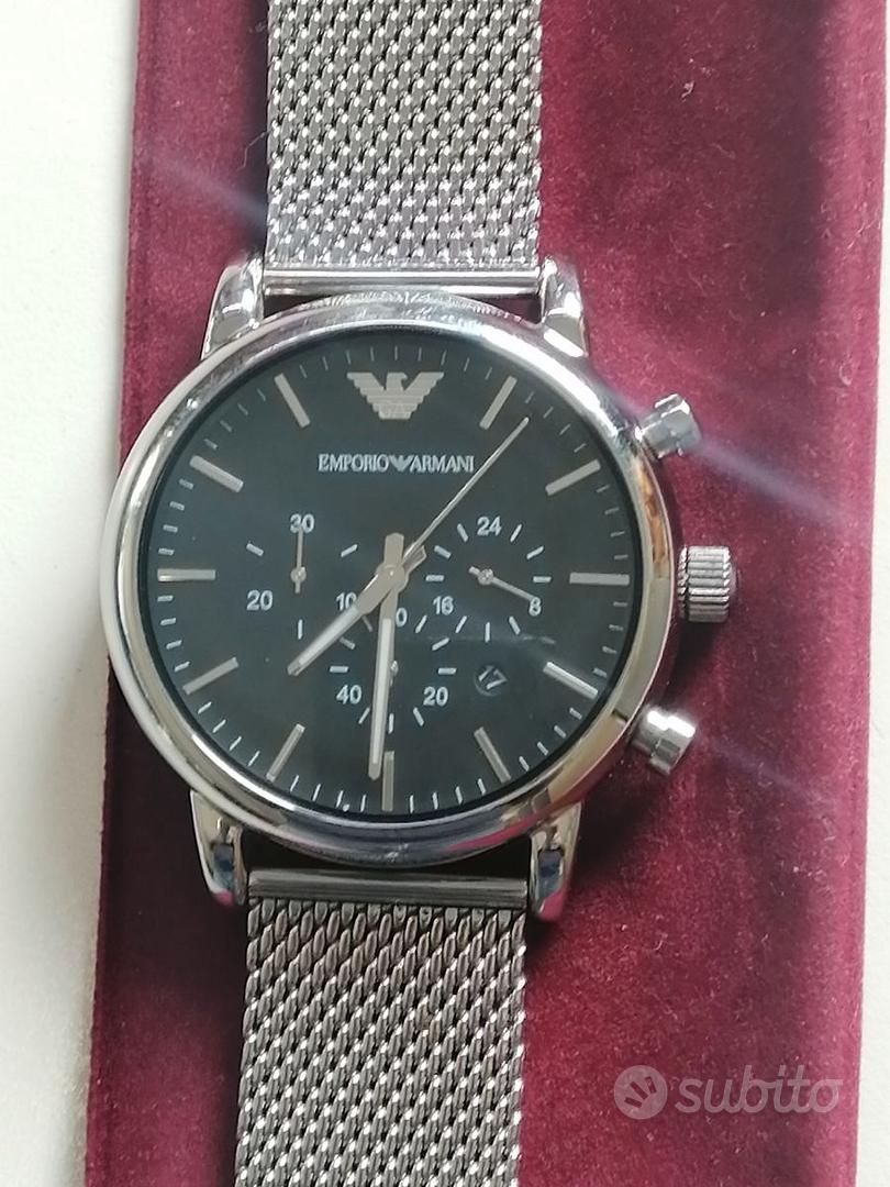 OROLOGIO cronografo EMPORIO ARMANI Abbigliamento e Accessori In vendita a Brescia