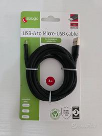 Cavo MicroUSB 3 metri