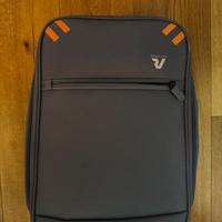 Zaino Valigia Roncato Azzurro con dettagli arancio