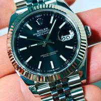 Rolex DJ 41 nero 126334 jubilee 2019 full +Service